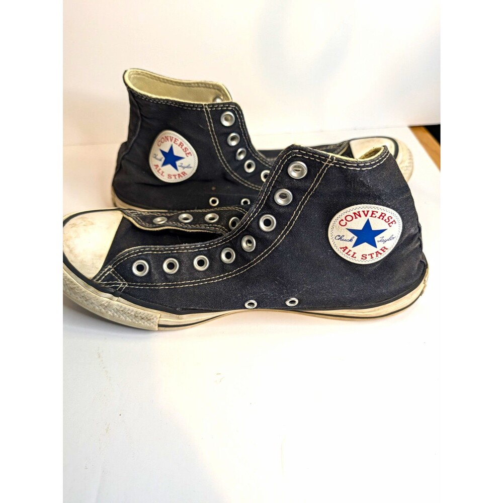 Converse Chuck Taylor All Star High Top Lace-Up Sneakers Black/White US 9